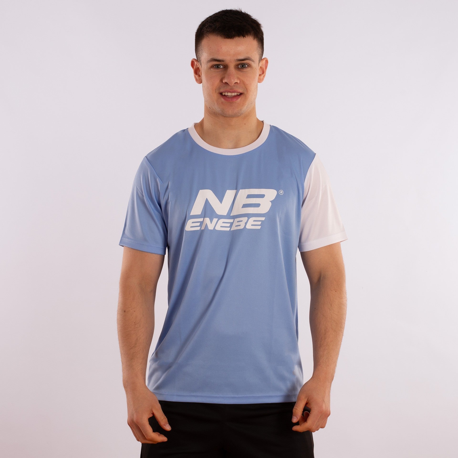 Camiseta Enebe Zircon Man Celeste/Blanco