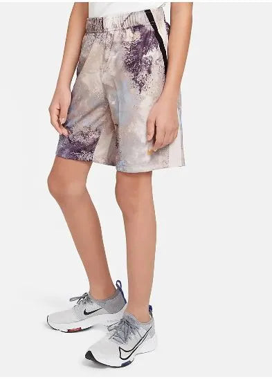 Calções infantis nike dri-fit training shorts mix 147-157