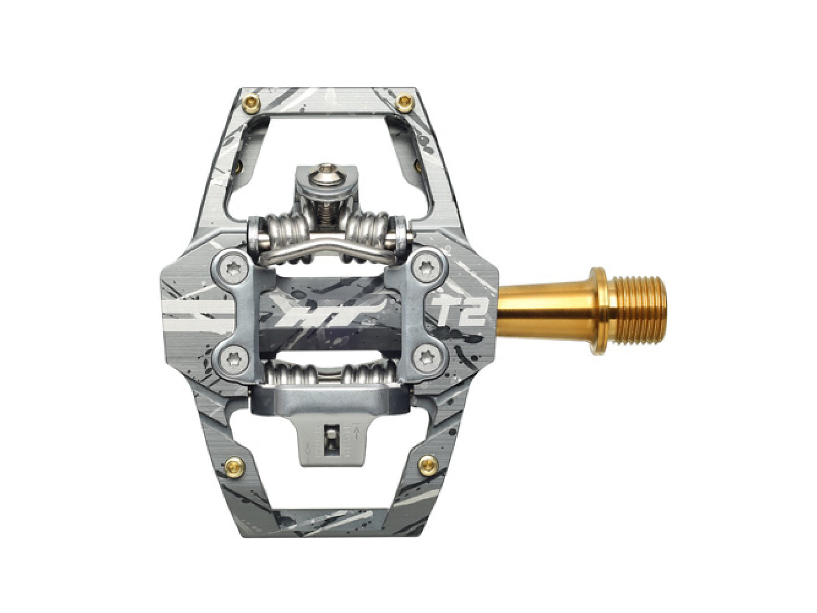 Ht Components Pedales Ht-t2 Grey-camouflage