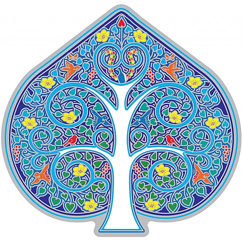 Suncatcher Decal Tree Of Life -- sada 2 ks - 11 cm
