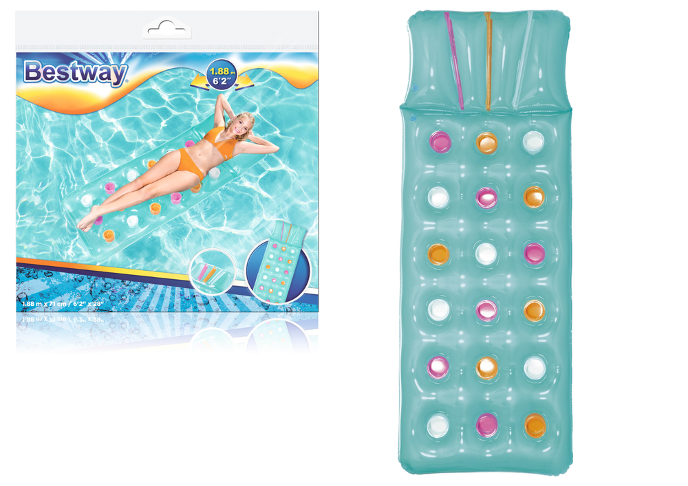 Air Mattress For Swimming Blue 188 X 71 Cm Bestway 43014