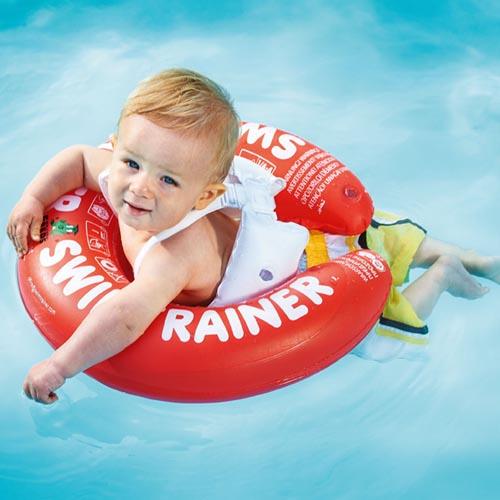 Freds Swim Academy Trenér plavání Freds Classic | Červená | Pro děti 6-18 kg