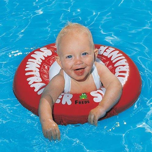 Freds Swim Academy Trenér plavání Freds Classic | Červená | Pro děti 6-18 kg