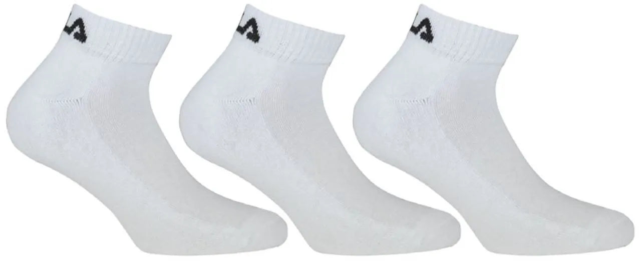 Calzini Fila Regular Fit Confezione da 3 bianchi 35-38