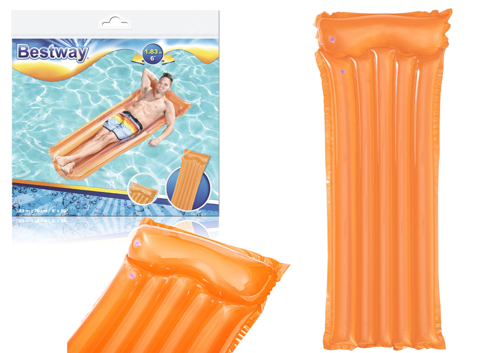 Air Mattress For Swimming Orange 183 X 76 Cm Bestway 44013