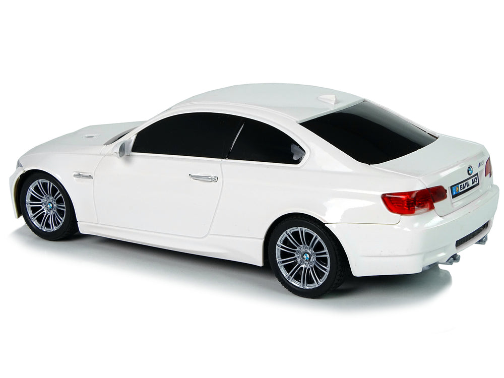 Távirányítós Bmw M3 fehér 2.4g Pilot Kormánykerék 1:18 Hangfények