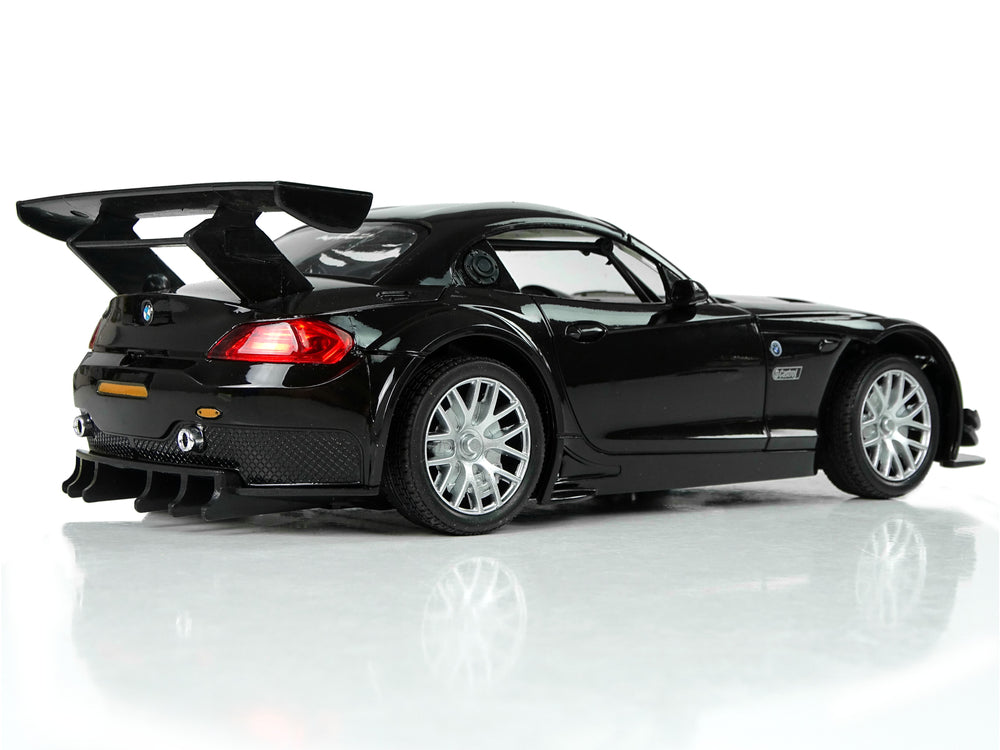 Sports Car R/c 1:18 Bmw Z4 Gt3 Black 2.4 G Lights