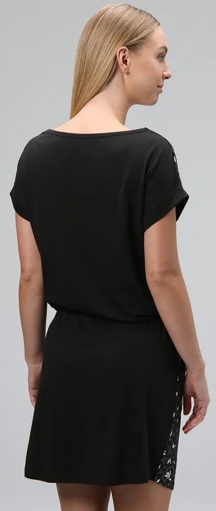 Vestido Loap Feminino Aslaris Preto Preto