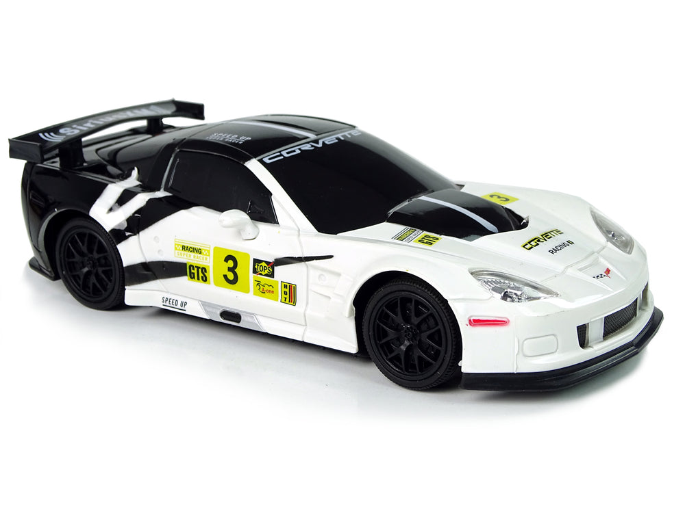 Спортна кола R/c 1:24 Corvette C6.r Бели 2.4 G Светлини