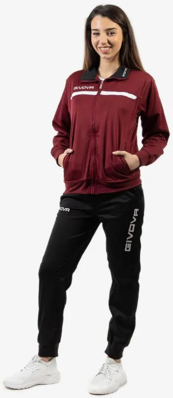 Costum Sport Givova Tuta One Full Zip Roșu