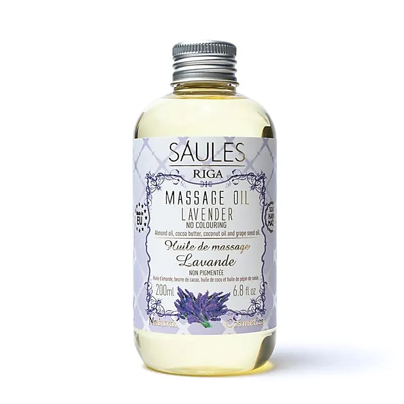 Naturlig massageolja lavendel - 200ml Set med 2 st