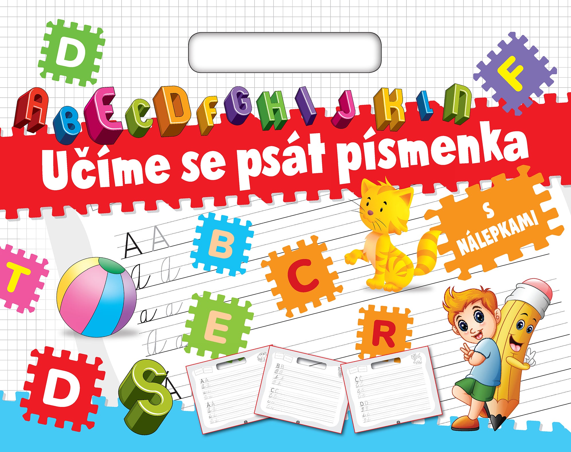 We Learn To Write Letters With Stickers
