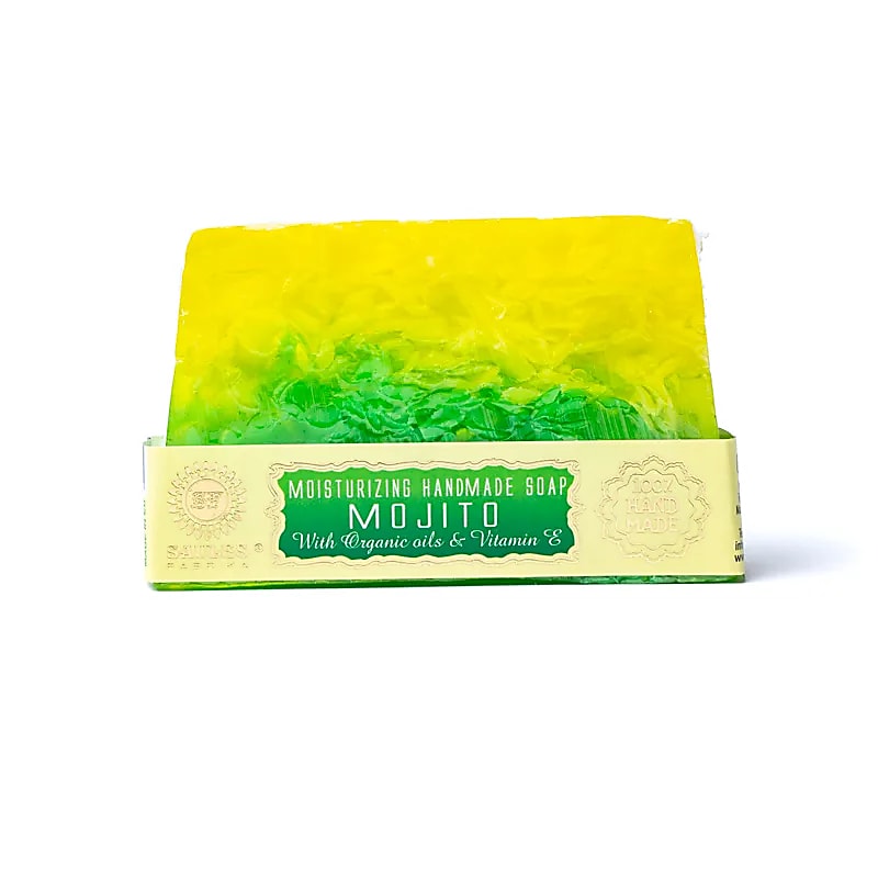 Přírodní ručně vyráběné mýdlo Mojito -- sada 3 ks - 80 g