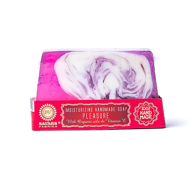 Přírodní ručně vyráběné mýdlo Pleasure -- sada 3 ks - 80 g