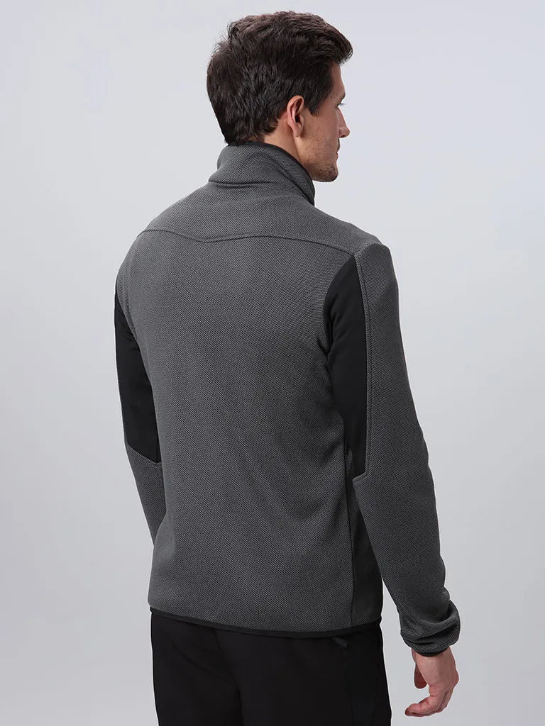 Maglia sportiva da uomo Loap Gandalf Grigio-giallo