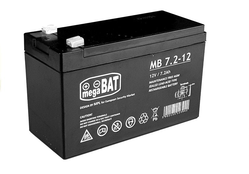 Agm Gel Battery For A Car For A 12v 7.2ah Battery