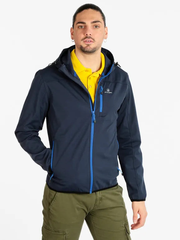 Męska kurtka softshell Athl. Dpt Agar Granatowy 2xl