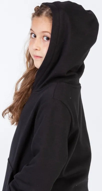 Moletom feminino joma montana com capuz preto xs