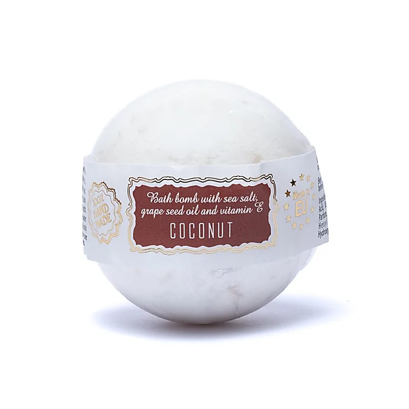Bombă De Baie Nucă De Cocos - 145g Set De 4 Buc
