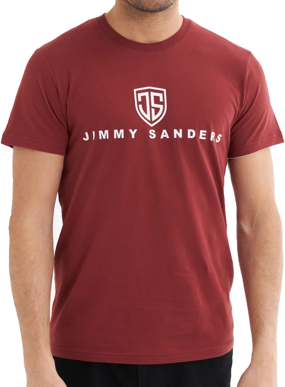 Jimmy Sanders Vadingo Bordeaux férfi póló, bordó
