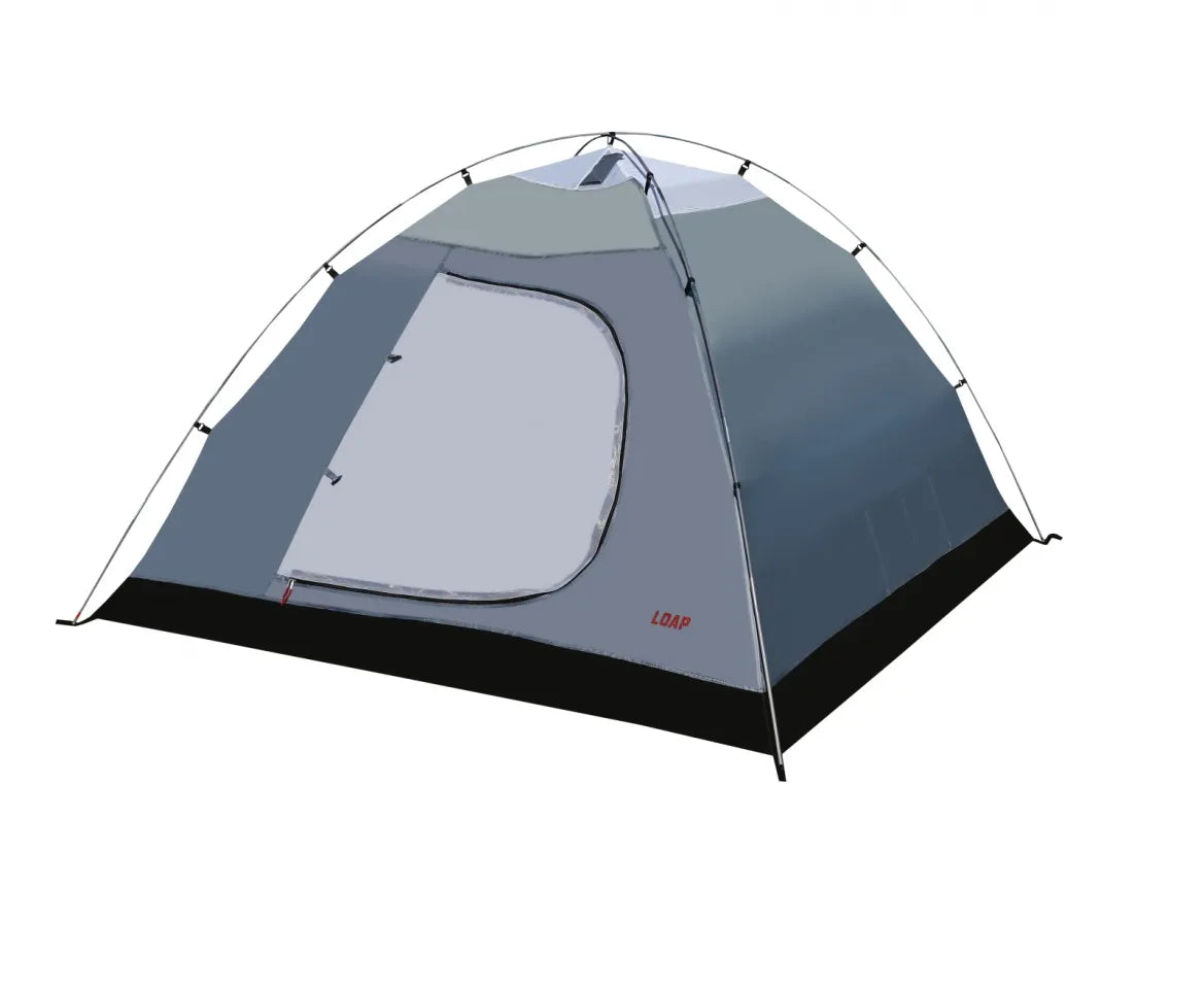 Tienda de campaña Loap trend 3 para 3 personas gris