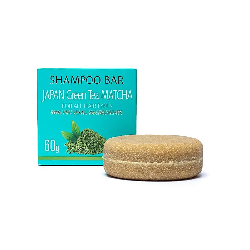 Natuurlijke Shampoo Bar Japan Groene Thee - set van 3 stuks - 60 g