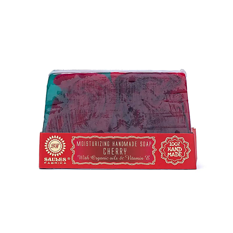 Sapone Naturale Fatto A Mano Alla Ciliegia - 80g Set Da 4 Pz