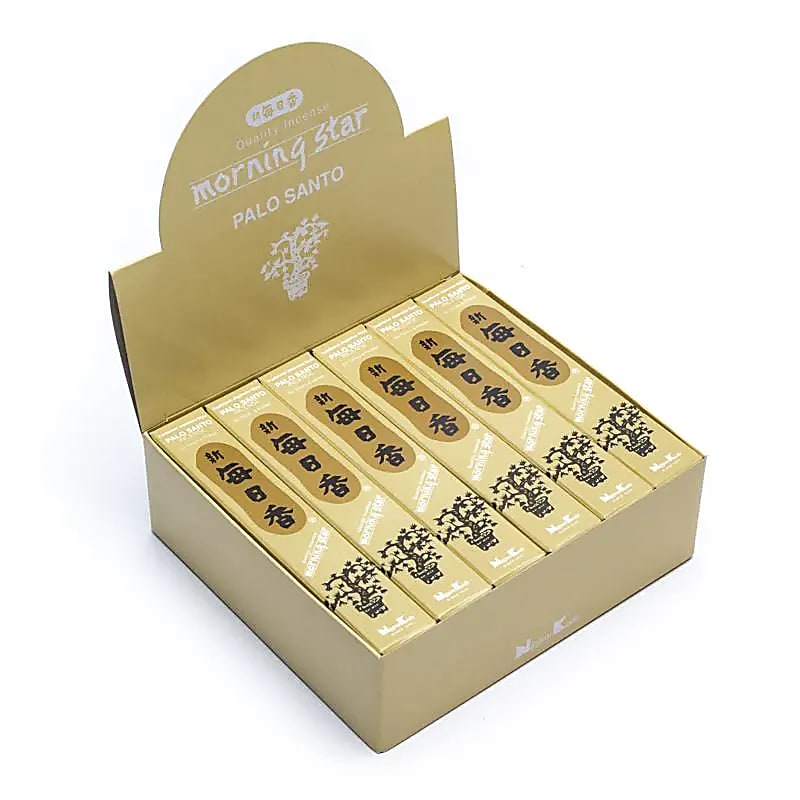 Weihrauch Morning Star Palo Santo – Packung mit 12 Stück – 20 g