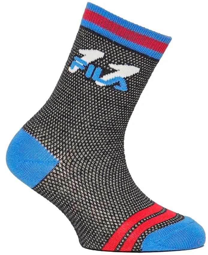 Dětské ponožky Fila Jr. Sock City 3-balení Modré 35-38