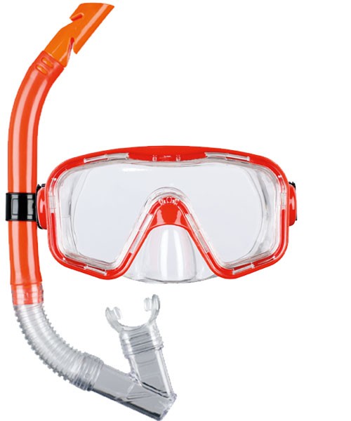 Juego de snorkel para niños Beco Bahia | Rojo | 12+