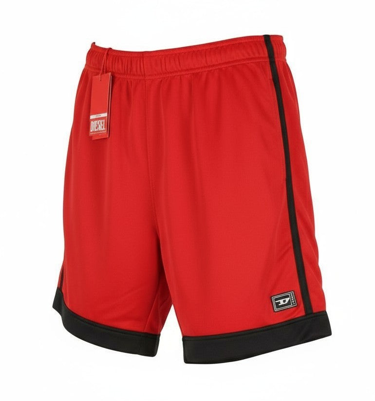 Diesel Amsb-stadiom-wt13 mænds shortsred 55dsl bane med træksnor talje