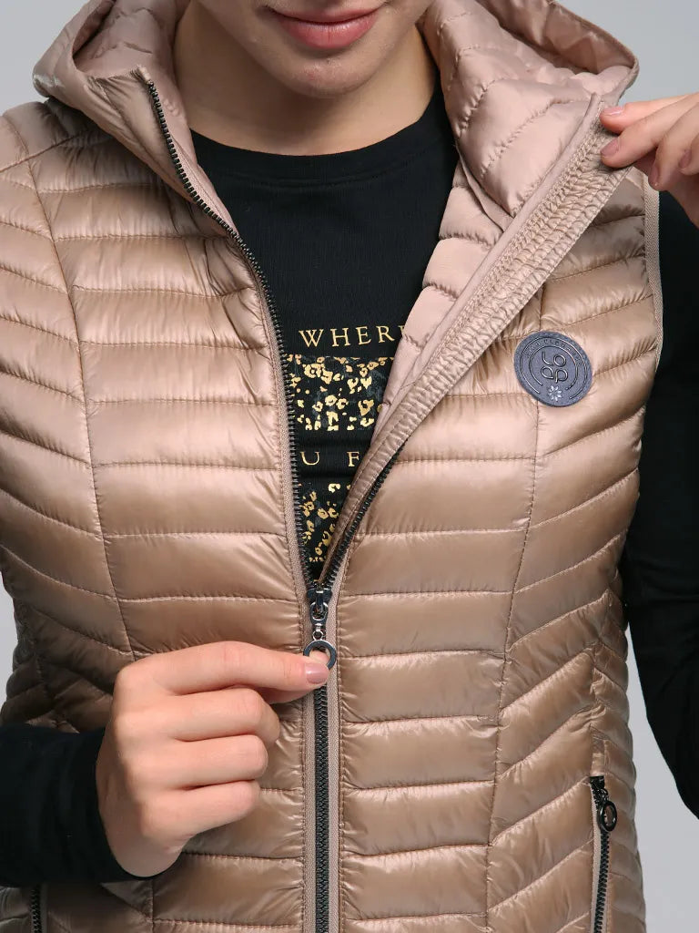 Dames sportvest Loap Illifie bruin