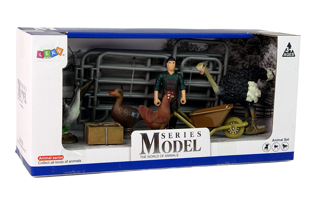 Sada figurín z farmářských zvířat Farmer Birds