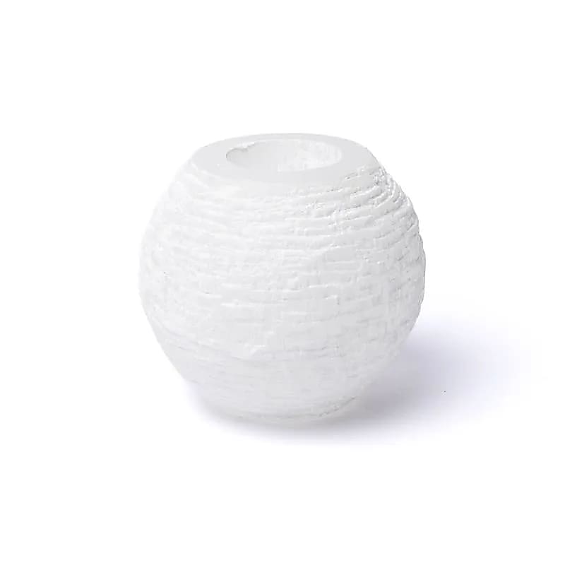 Selenite Snowball Lysestage - ±10x10cm