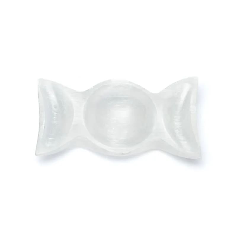 Szelenit háromrészes tál - ±15x8x3cm 530-550g