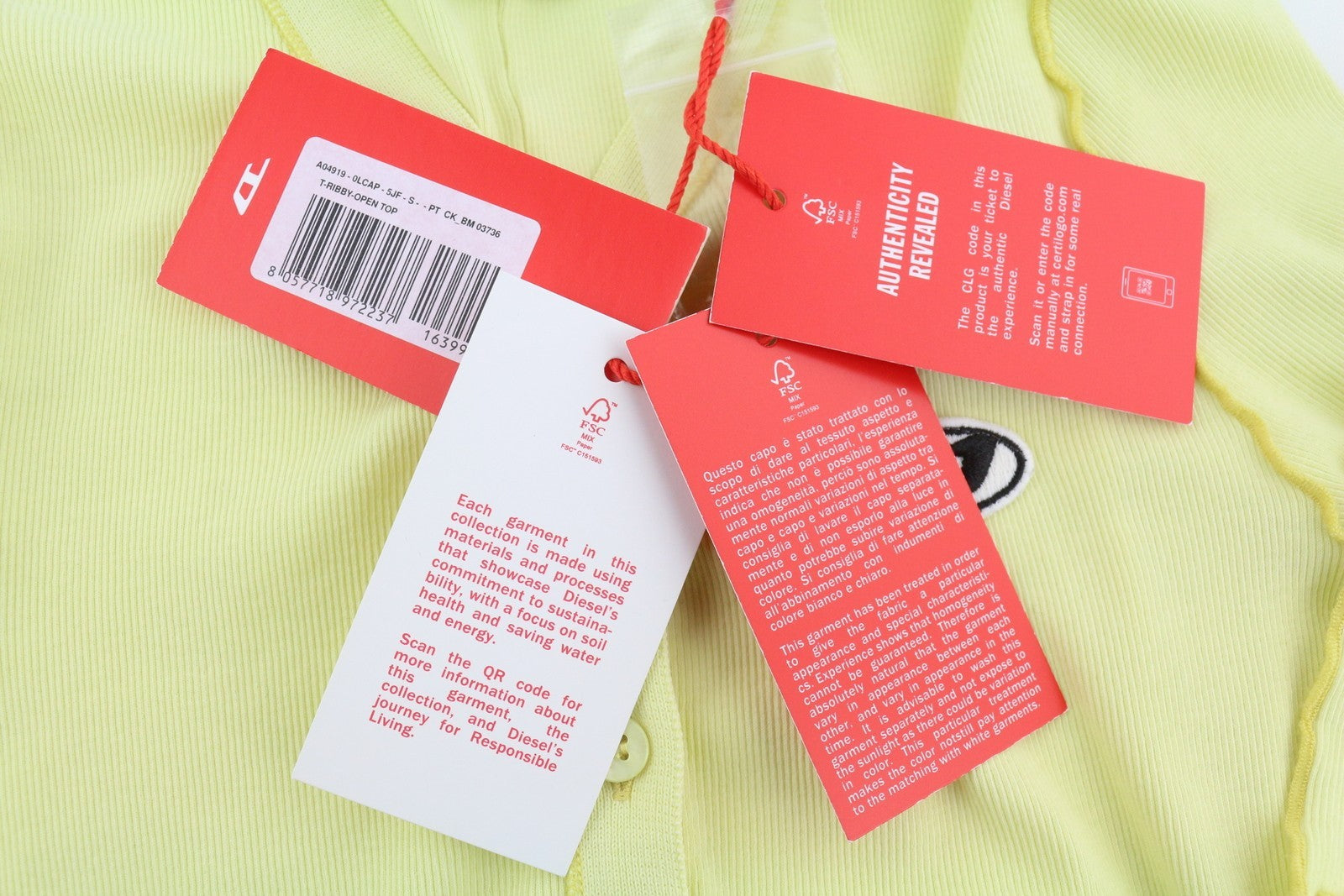T-shirt T-ribby-open