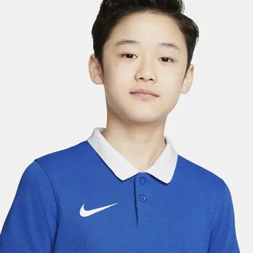 Polo Enfant Nike Jr Park 20 Dynamic Fit Bleu