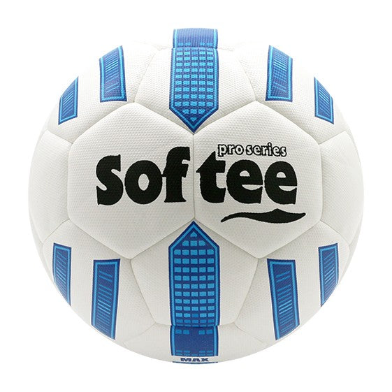Pallone da calcio ibrido Softee Max Blanco/Azul