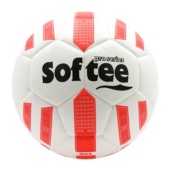 Pallone da calcio ibrido Softee Max Blanco/Coral Flúor FÚTBOL 11