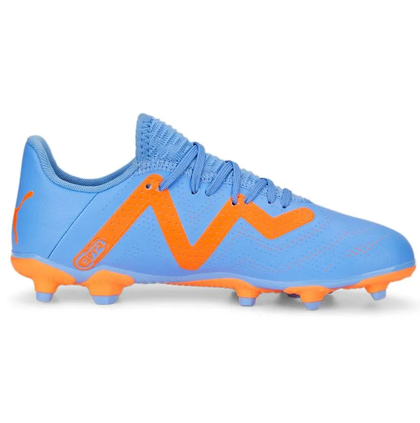 Ghete de fotbal Puma Future Play Fg-ag albastre pentru copii