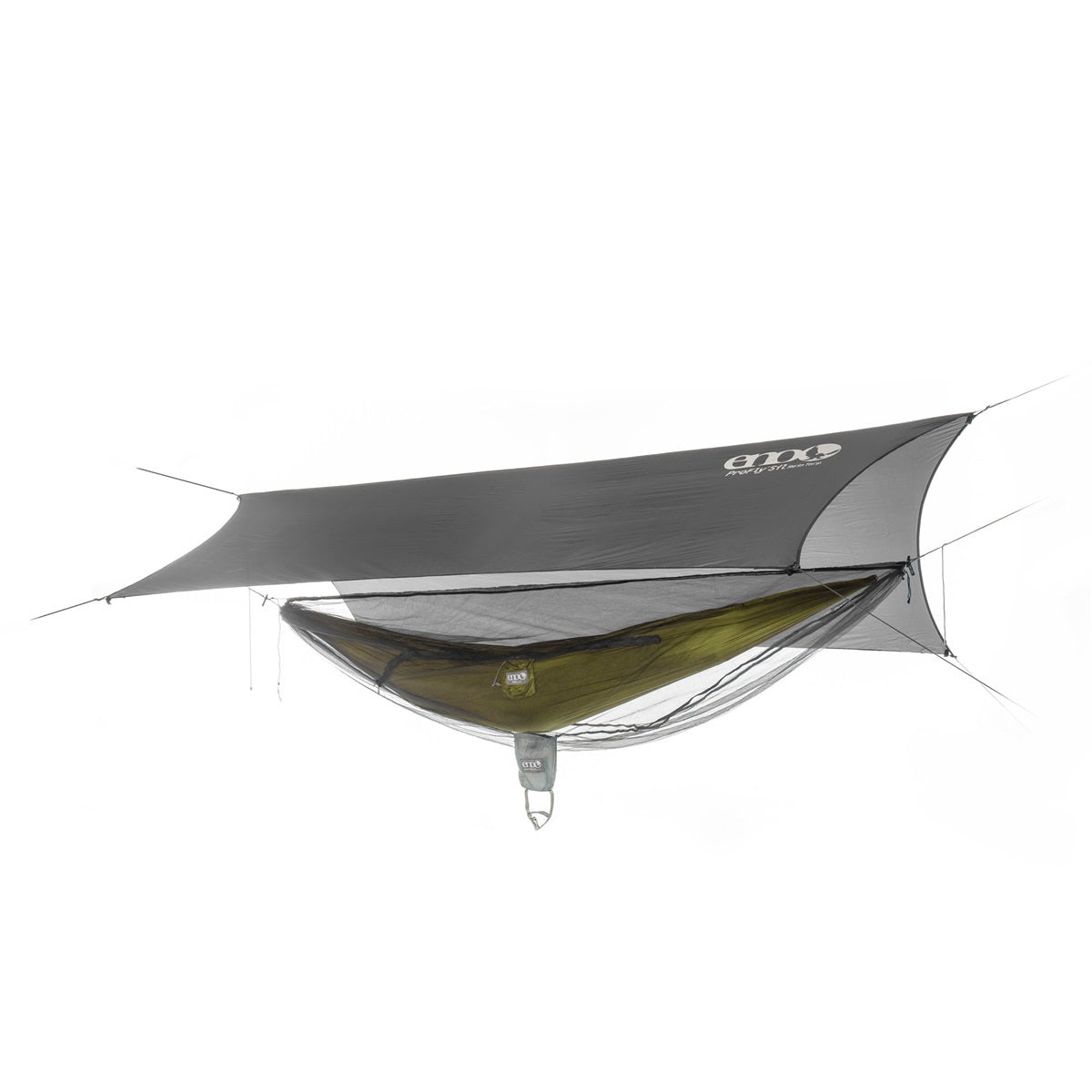 Eno Sublink Ultralight Hammock System Gray / Lichen