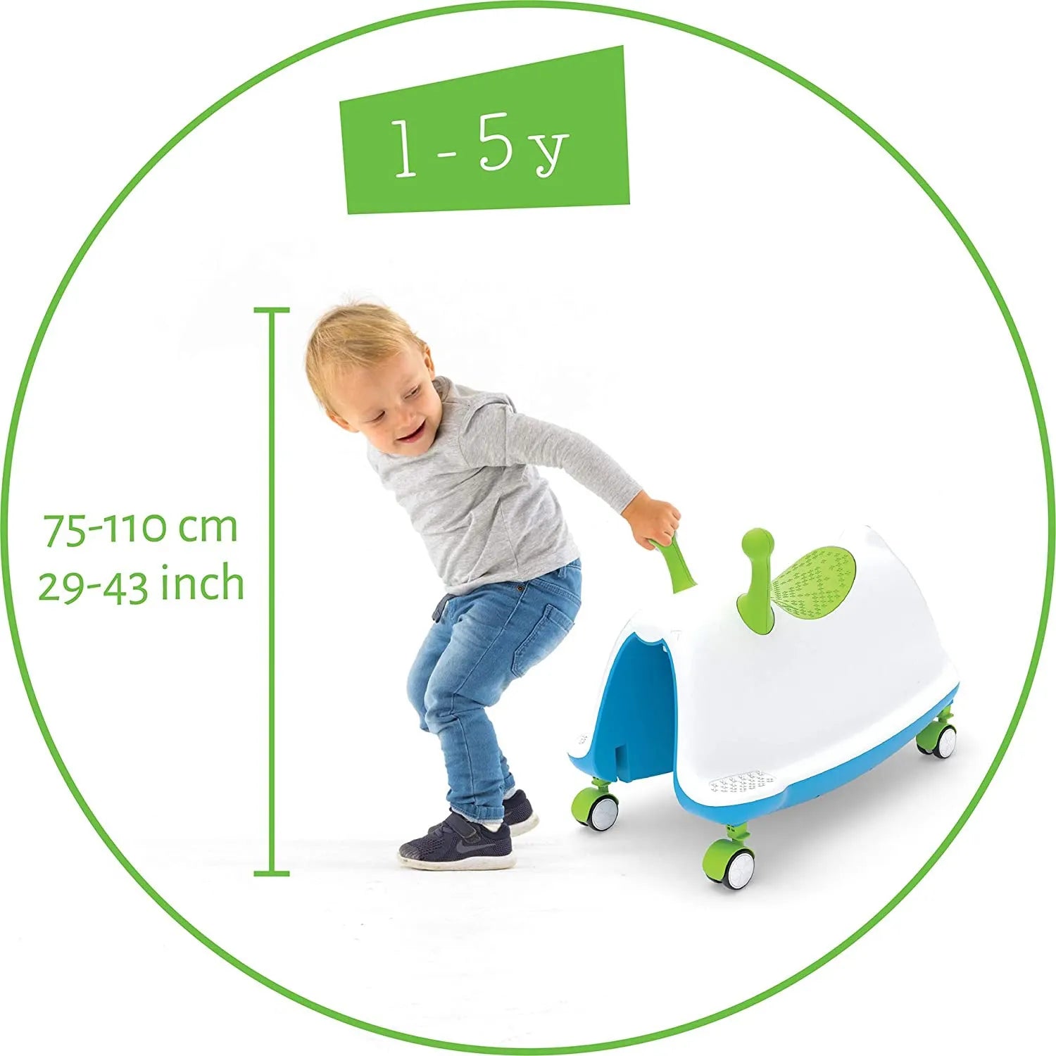 Kinderloopfiets 4v1 Chillafish Trackie Limoengroen