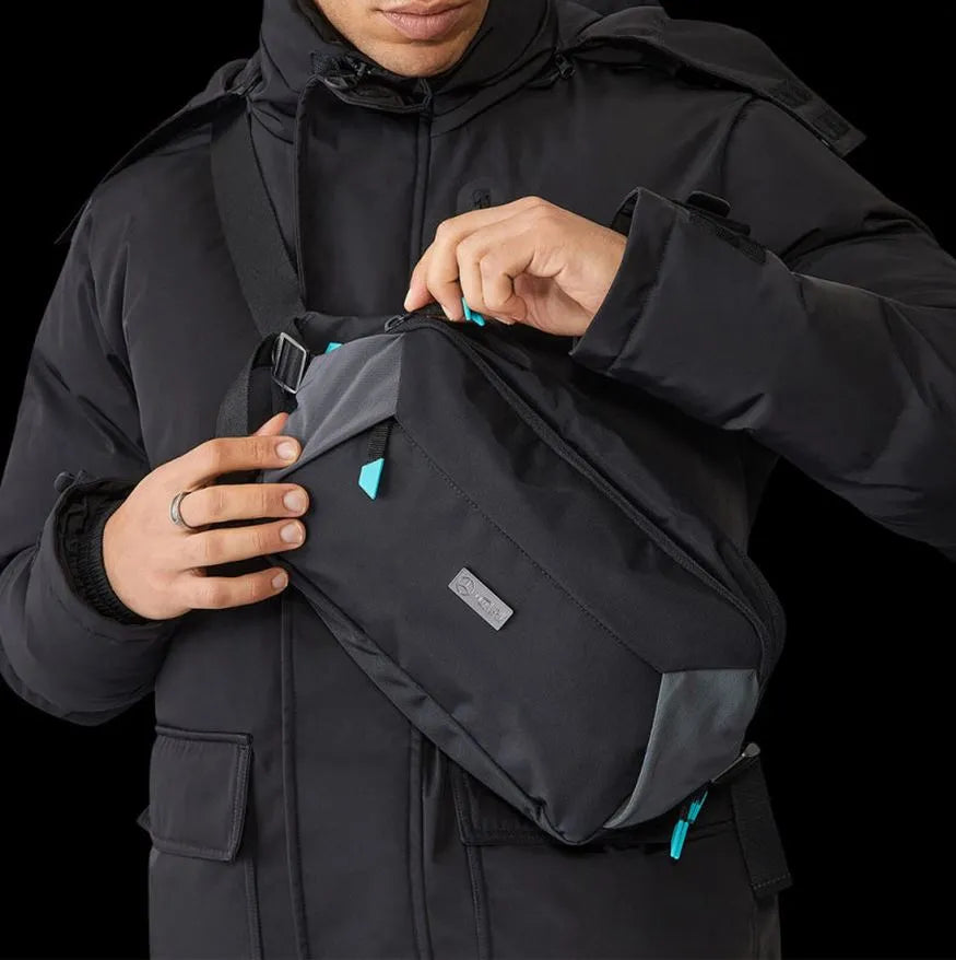 Mercedes mapf1 fw waistback waistback mála waist dubh