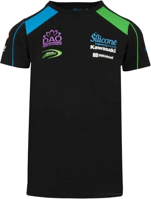 T-shirt enfant kawasaki noir 116-122