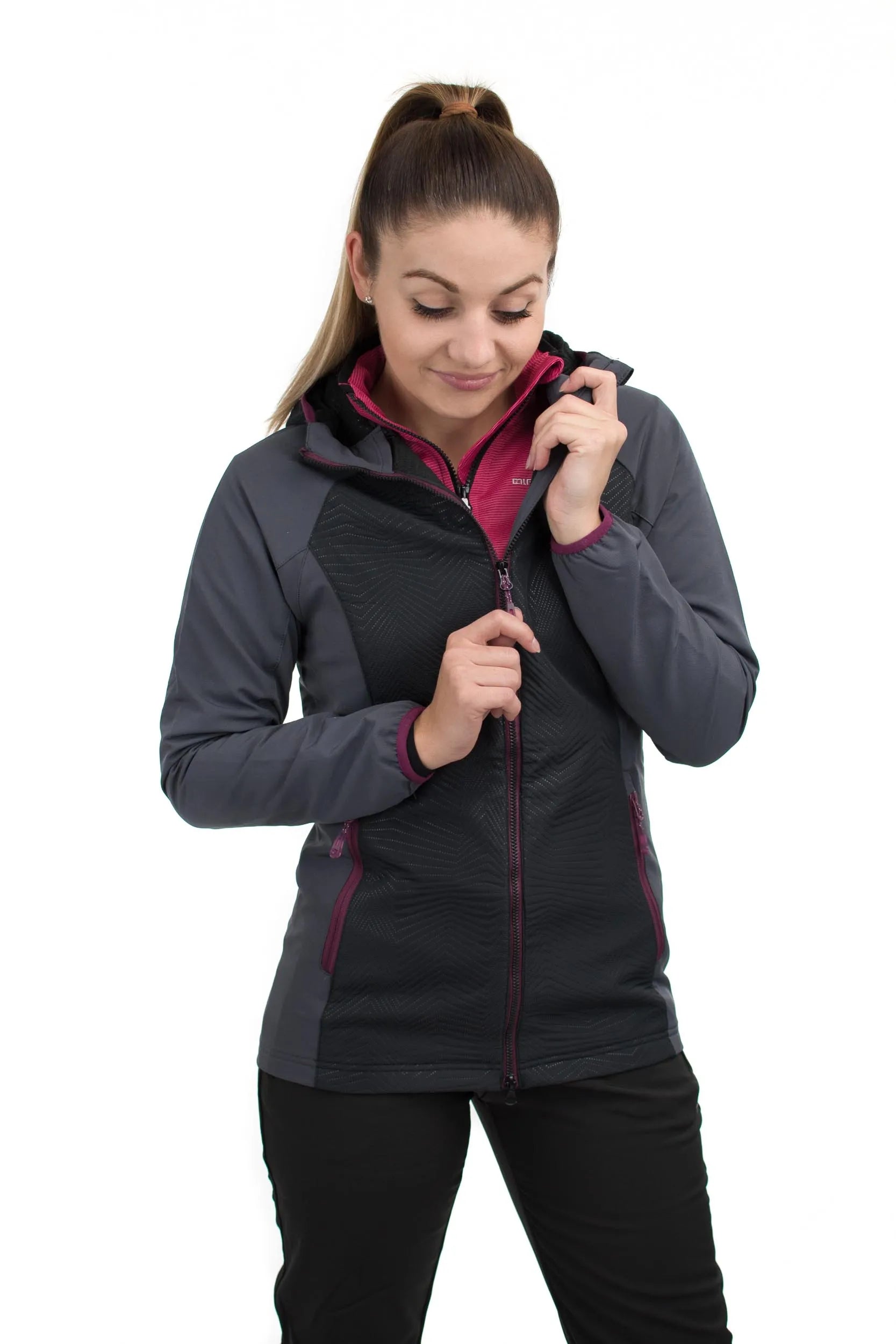 Softshell damesjack Loap Uriella grijs