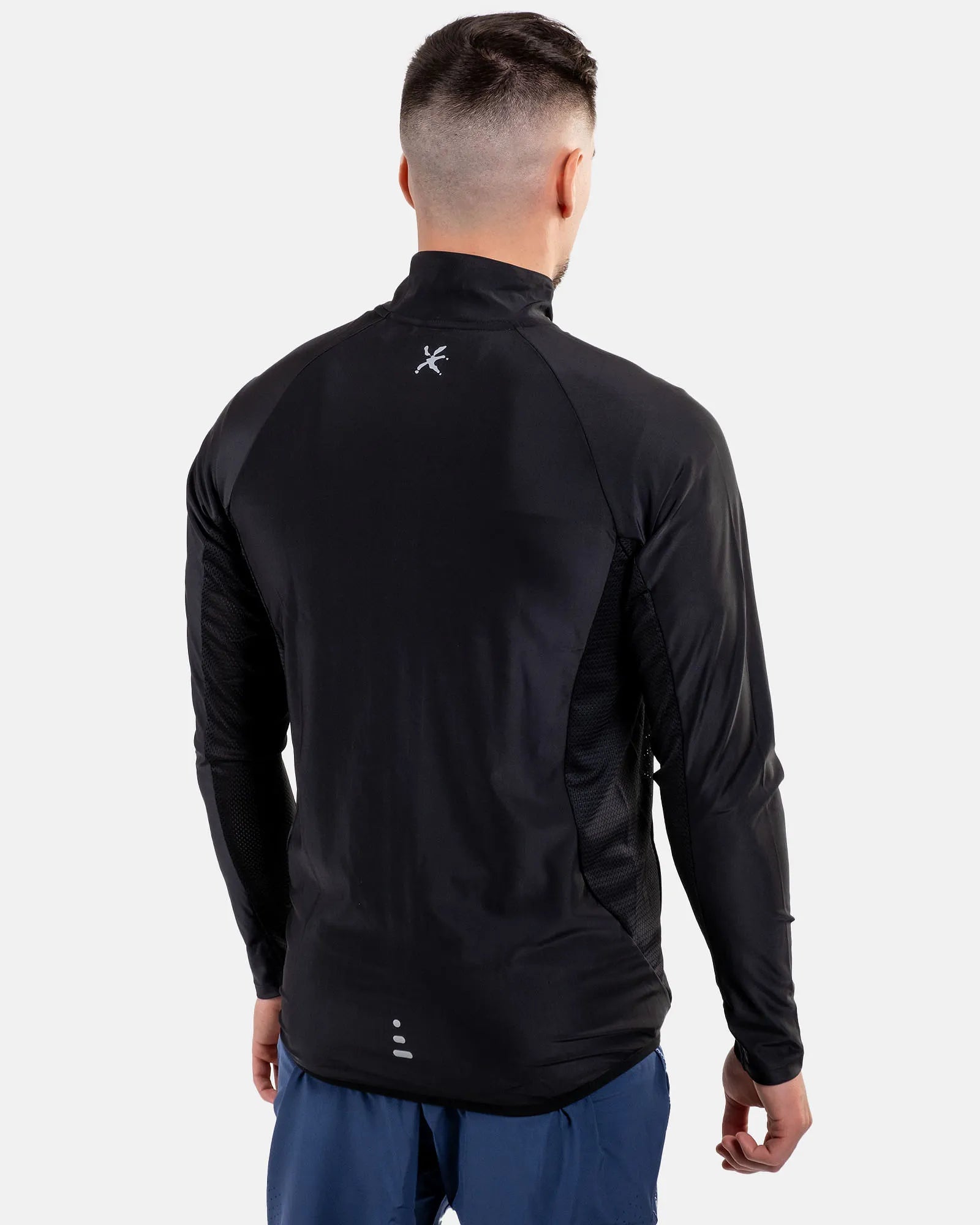 Pánská běžecká mikina klimatex kento black xl