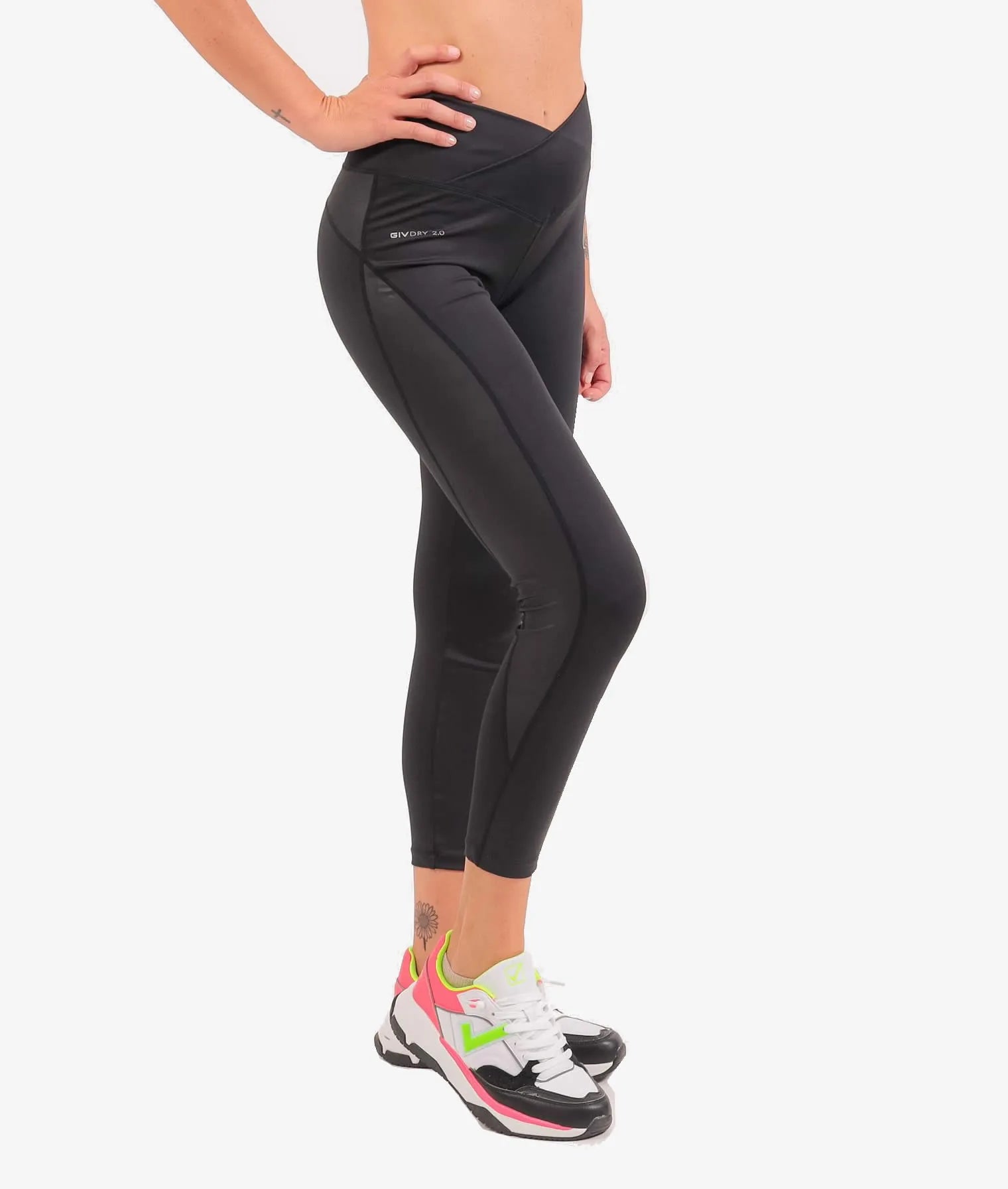 Dámske športové legíny givova eco leggins black s