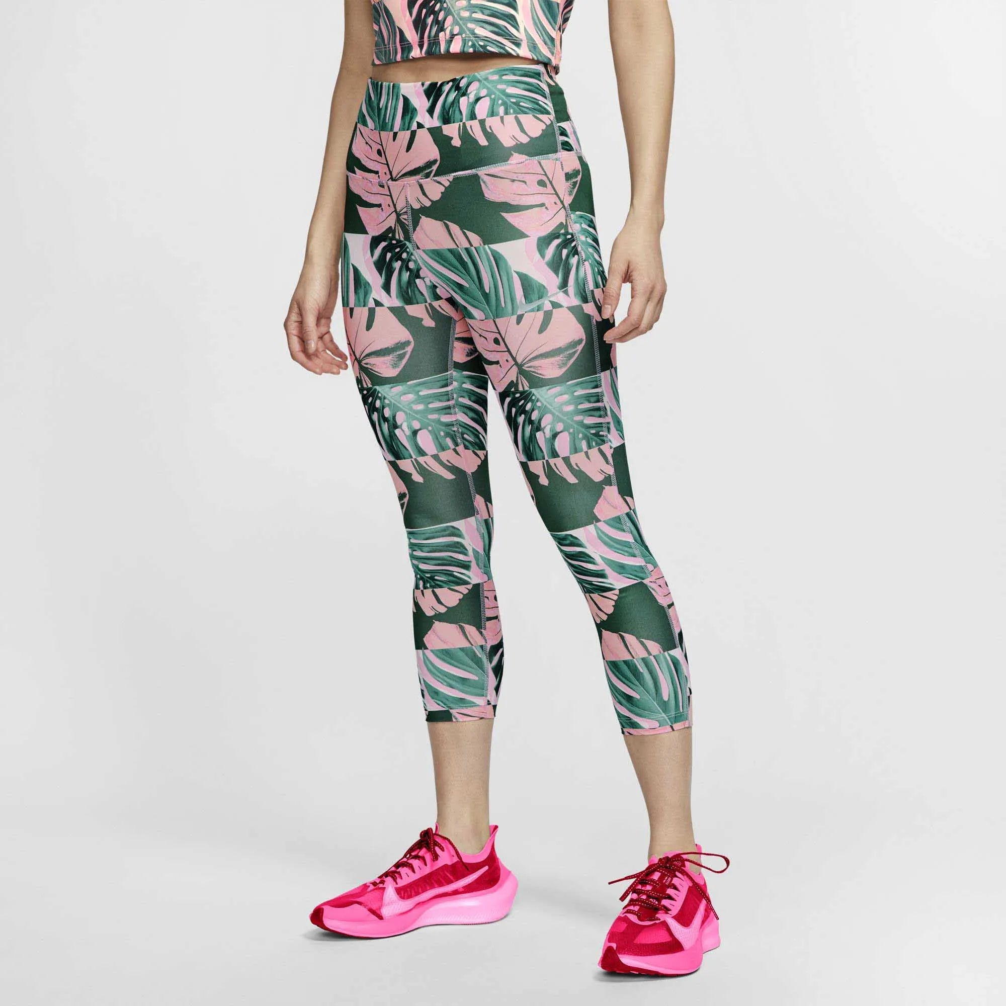 Dameslegging Nike Fast Crop hardlooplegging blauw