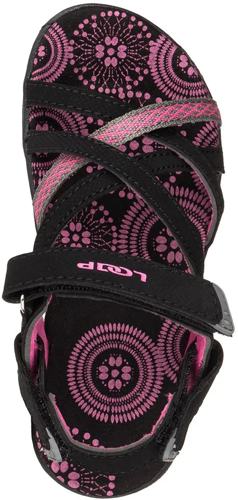 Sandálias infantis loap caipa jr preta 29