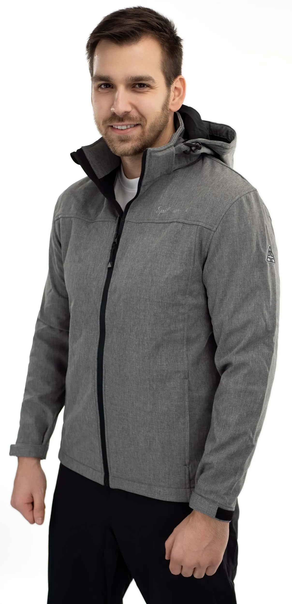 Jacket Softshell na bhFear Spitsbergen Iorua Wms Jacket Melange Grey